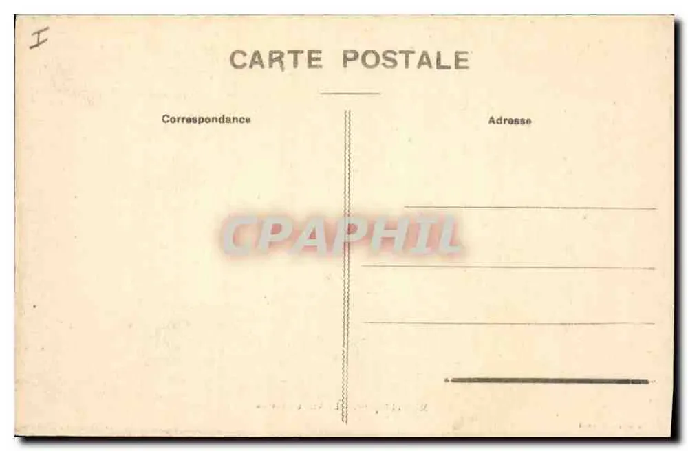 Montluçon — O Velho Castelo — Coleção Penard - Verso