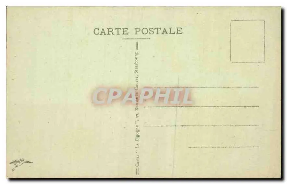 Balão de Alsácia (alt. 1256 m.) — A Estátua de Joana d'Arc — editor não identificado - Verso