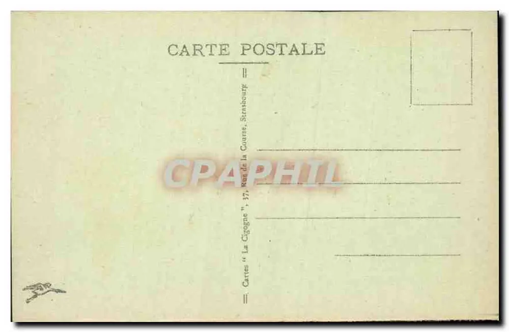 Tal der DOLLER — Route von Sewen zum Alfeld-Reservoir — Karten 'La Cigogne', Straßburg - Rückseite
