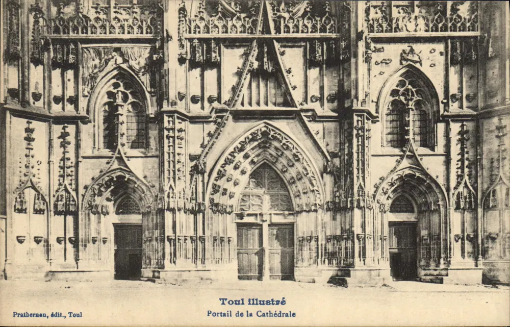 Toul — Portal der Kathedrale — Pratbernen, Verlag, Toul - Vorderseite