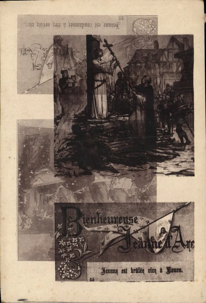 Jeanne d'Arc — Hinrichtung in Rouen — Éditions de la Revue de l'Art - Vorderseite