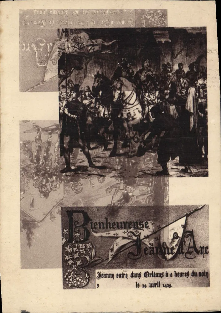 Jeanne d'Arc betritt Orléans um 8 Uhr abends — 29. April 1429 — Serie 9 - Vorderseite