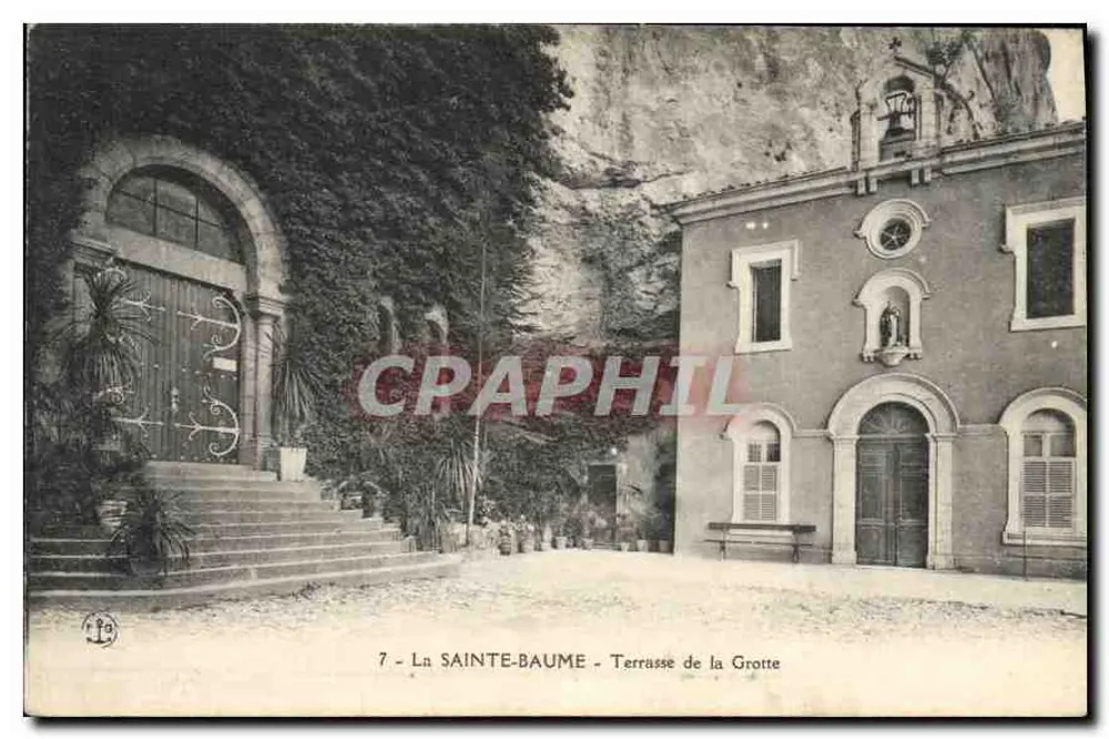 La Sainte-Baume - Terraço da Gruta — editor não identificado, n° de série 7 - Frente