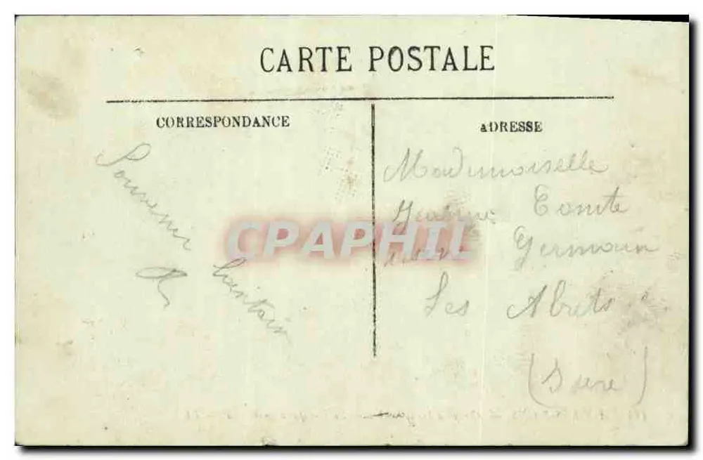 Aix-les-Bains — Abtei Hautecombe — Der Abfahrt eines Bootes — LL. n°124 - Rückseite