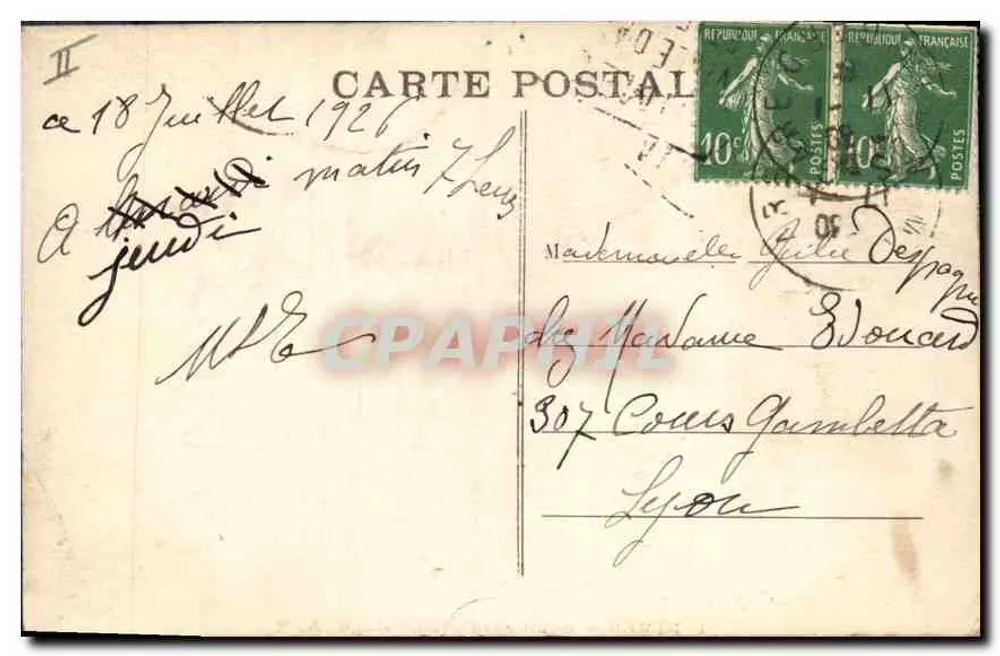 Nîmes — Boulevard Victor-Hugo — A. R. - Verso