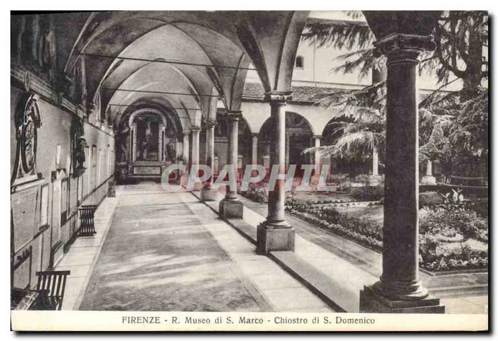 FIRENZE - R. Museo di S. Marco - Chiostro di S. Domenico - Vorderseite