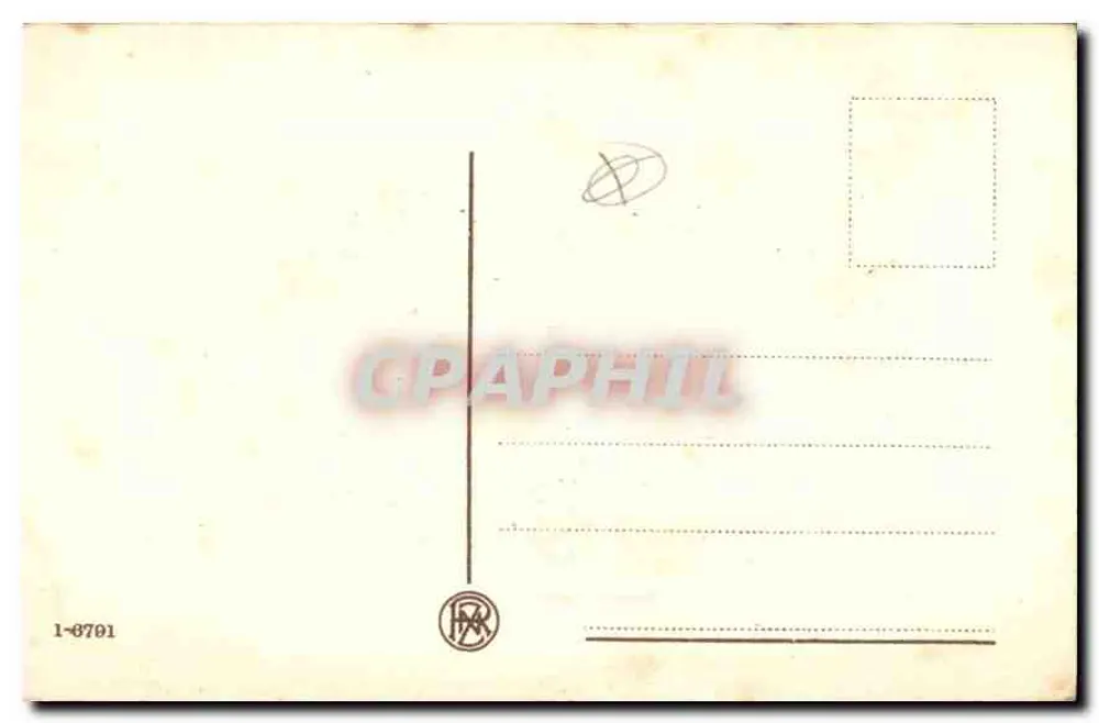 Pompej — Strada della Fortuna — widok ruin — wydawca Graphphil, n° 1-0701 - Rewers