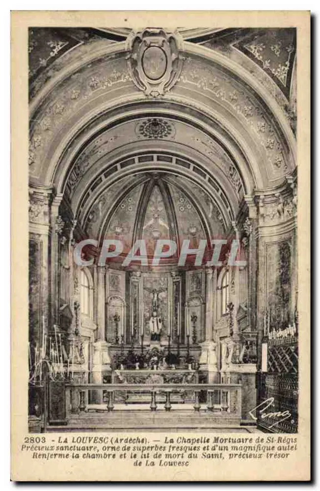 Die Totenkapelle von Saint-Régis in La Louvesc (Ardèche) — Verleger Léon Margerit, Nr. 2803 - Vorderseite
