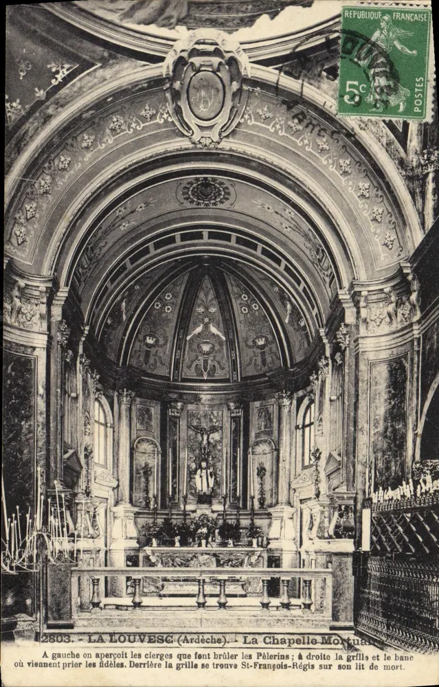 La Louvesc (Ardèche) — Die Totenkapelle — Verlag: 2803 - Vorderseite