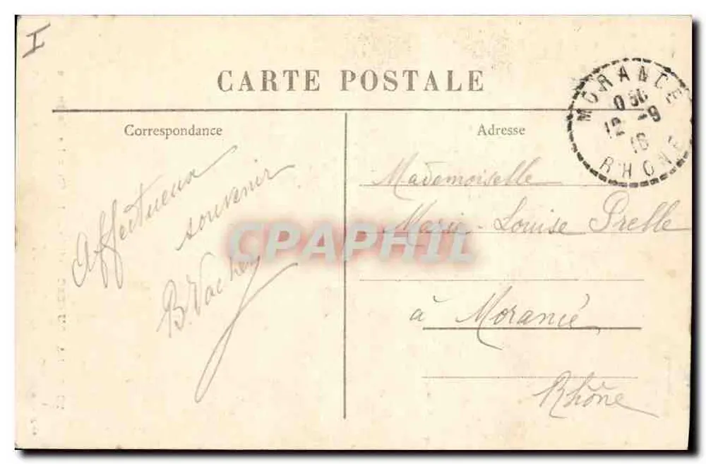 La Louvesc (Ardèche) — Die Totenkapelle — Verlag: 2803 - Rückseite