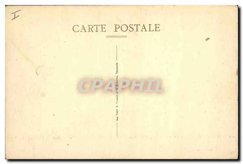 La Louvesc — Allgemeiner Blick vom Crozes aus — Impr. Phot. A. Thomas et H. Rastrelli, Toulouse - Rückseite
