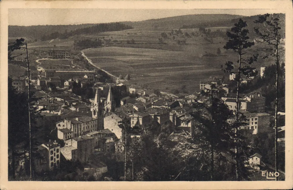 La Louvesc — Vue générale Sud-Est — Édition d'Art Maggetti-Brunet - Vorderseite