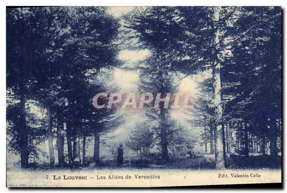 La Louvesc — As Avenidas de Versailles — Edit. Valentin Celle - Frente