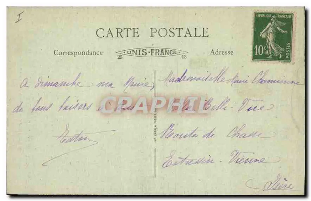 La Louvèsc - La Cascade de Grange Neuve — L'ARDÈCHE ILLUSTRÉE, n°80, éditeur B.F. - Rückseite