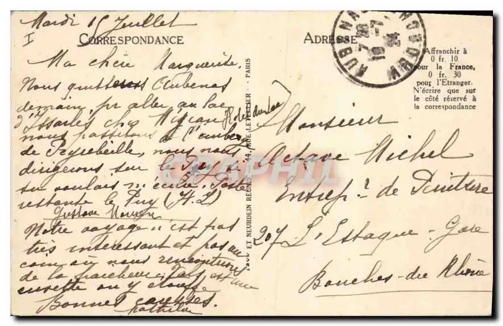 Vals-les-Bains - O Calvaire — LL, n°35 - Verso