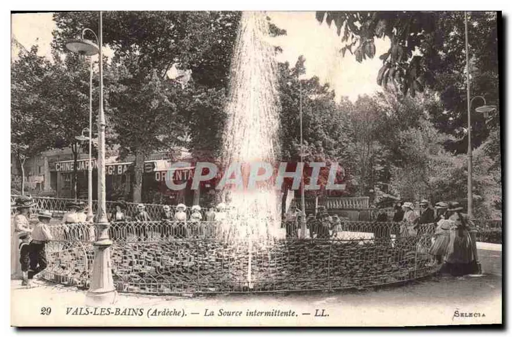 Vals-les-Bains (Ardèche) — A Fonte Intermittente — LL. Sélectia - Frente