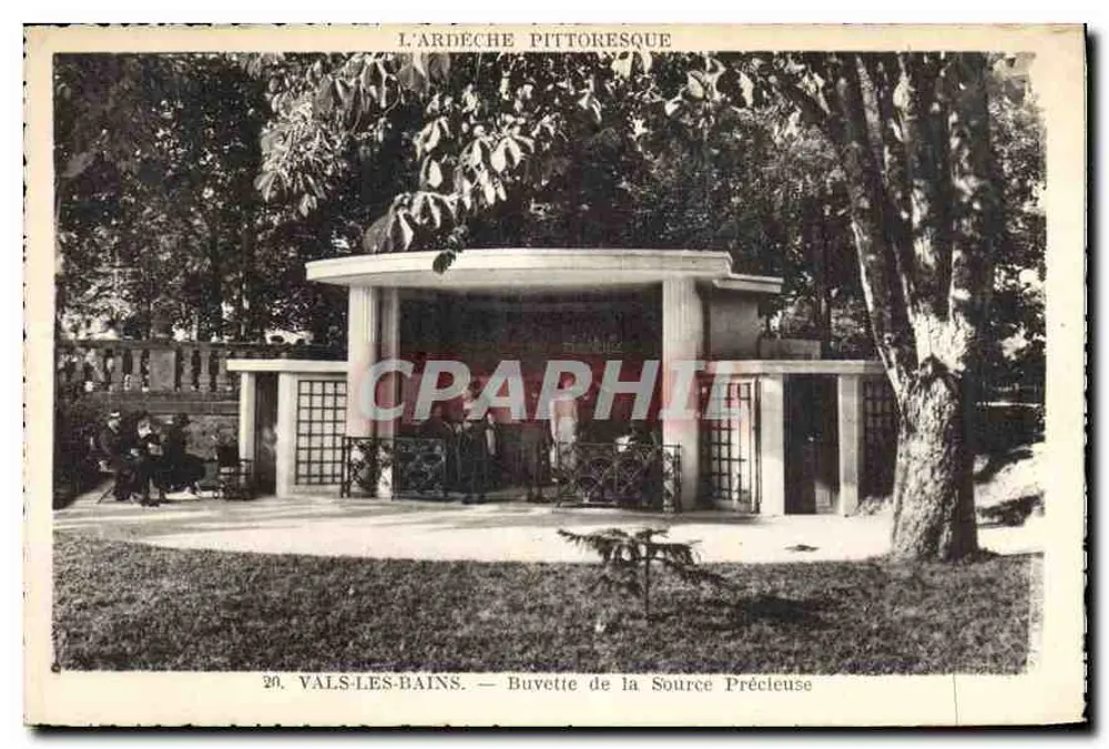 Valls-les-Bains — Buvette da Fonte Précleuse — P. Dupont, editor - Frente