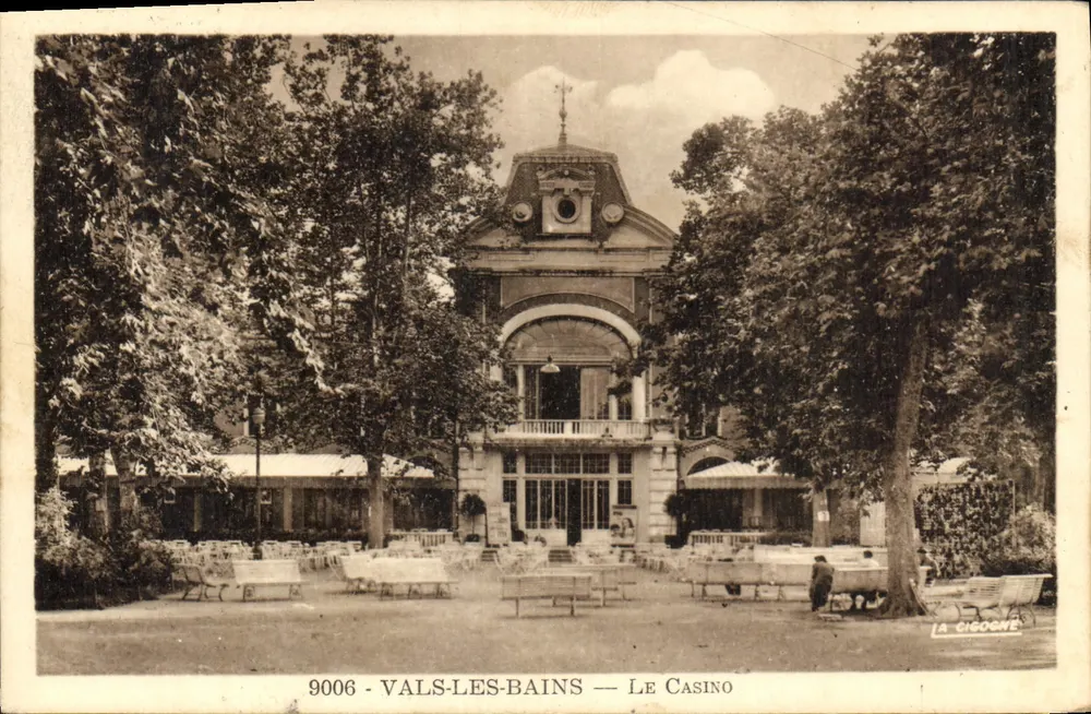 Vals-les-Bains — Het Casino — La Cigogne - Voorkant