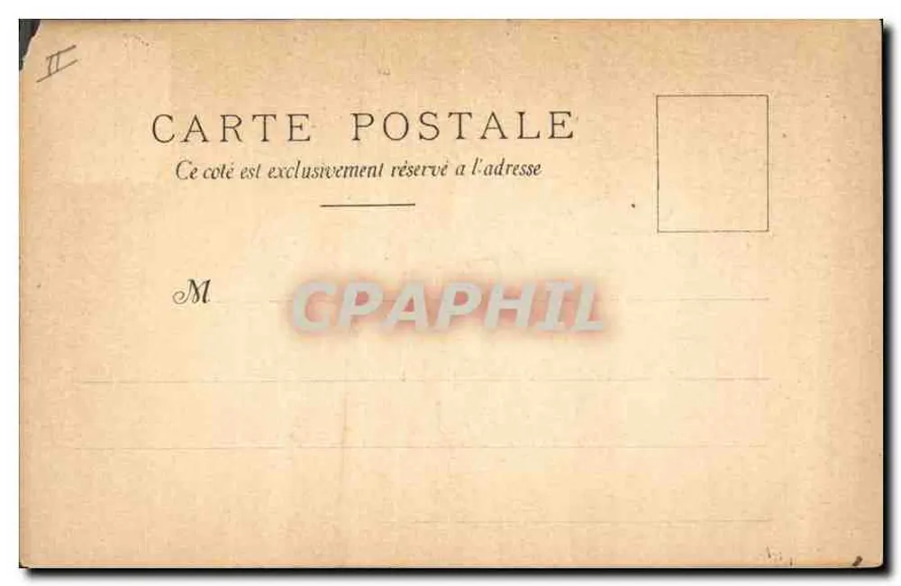 El Castillo de Aubenas cerca de VALS — publicidad para Vals précieuse — NOTICE, 4, rue de Greffulhe, París - Reverso