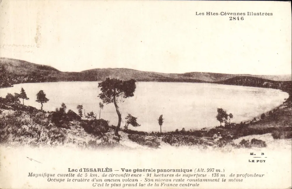 See Issarlès — Panoramablick — Les Htes-Cévennes Illustrées 2846 - Vorderseite