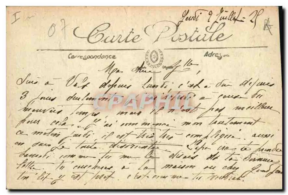 Vals-les-Bains — Das Casino und die neuen Gärten — LL. n°8 - Rückseite