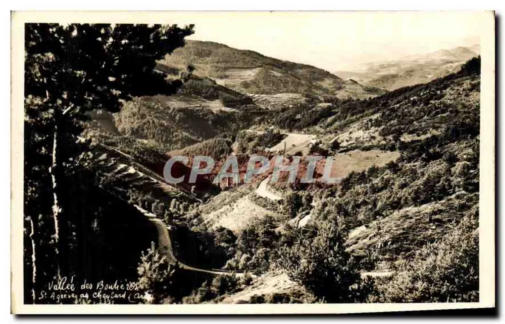 Valle delle Bouheres — San Agreve a Cheylard (Gard) — editore sconosciuto - Recto