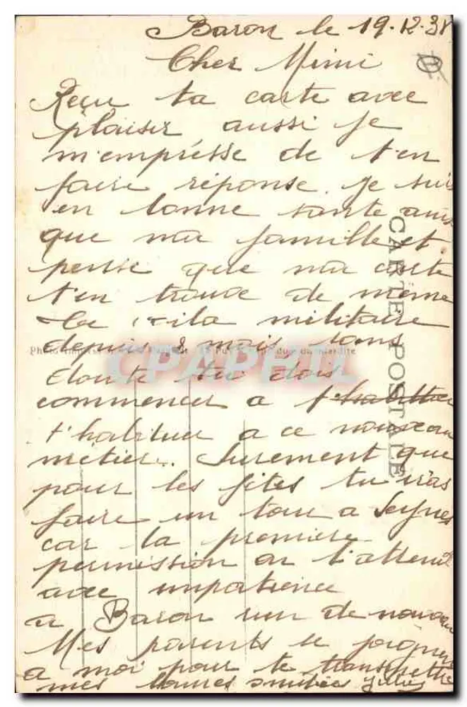 Lac d'Issarlès (Ardèche) — Perspektive des Mont Mézenec — Verlag Lemer, Nr. 10977 - Rückseite
