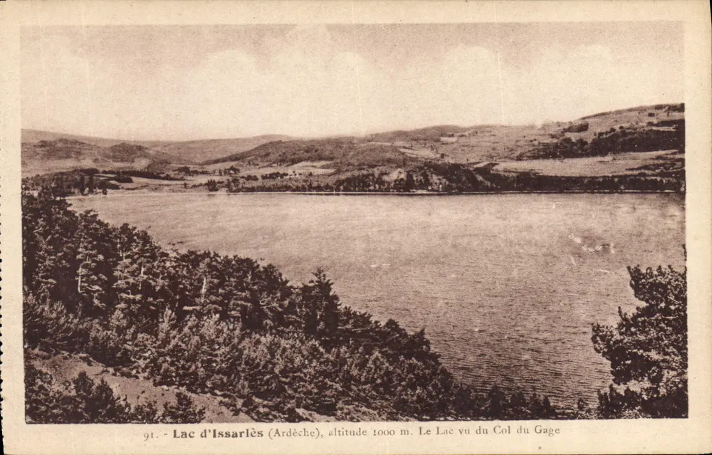 See Issarlès (Ardèche) — Höhe 1000 m. Blick vom Col du Gage — Künstlerische Ausgaben H. Pianon - Vorderseite