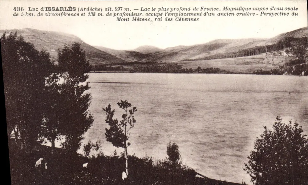 See Issarlès (Ardèche) — Tiefster See Frankreichs — Éditions d'Art Margerite - Lu Puy - Vorderseite