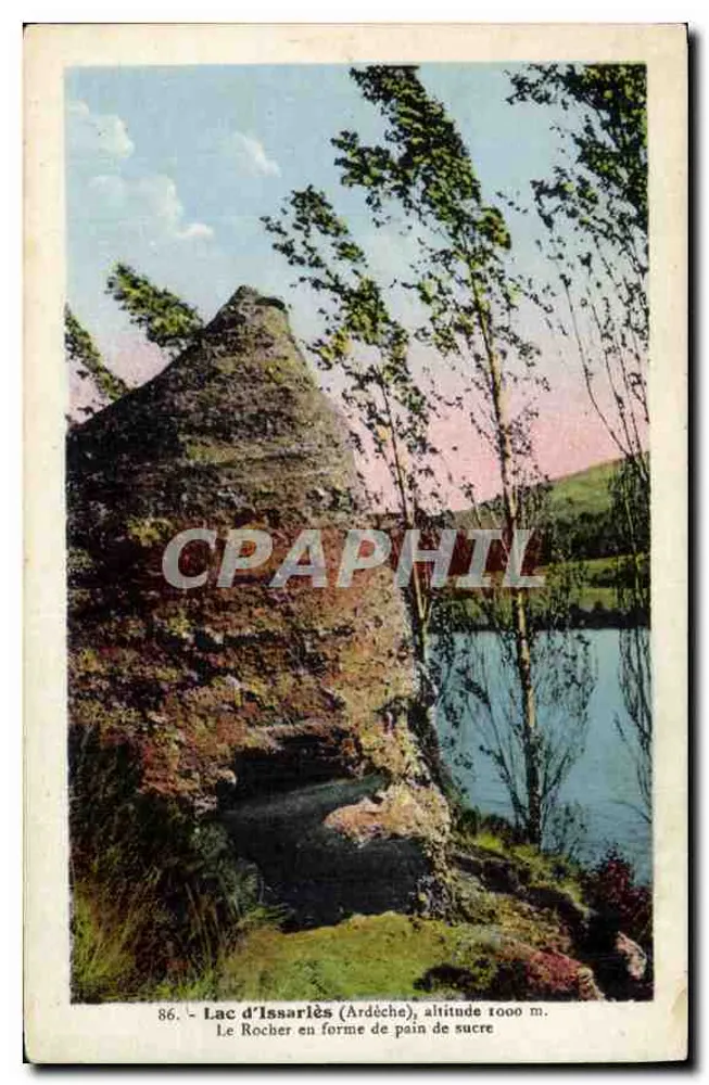See Issarlès (Ardèche) — Zuckerhutfelsen — Edition Haonn-Collard - Vorderseite