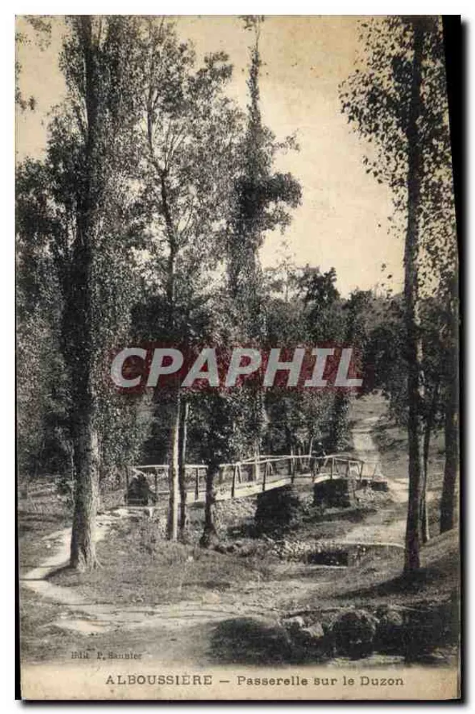 Alboussière — Brücke über den Duzon — Verlag P. Baunler - Vorderseite