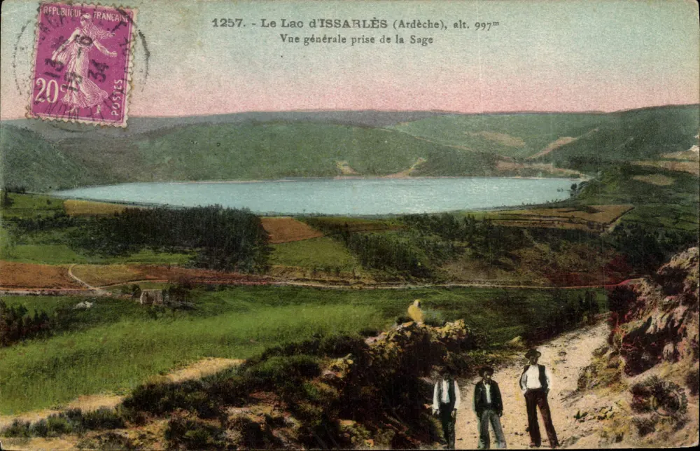 See Issarlès (Ardèche), H. 997m — Allgemeiner Blick vom Sage — Éditions d'Art Margerit Bréon - Vorderseite