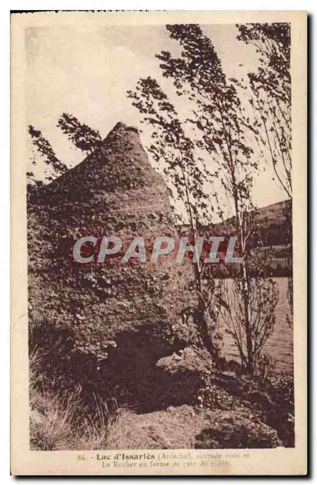 See Issarlès (Ardèche) — Felsen in Form eines Brotlaufs — Künstlerische Editionen Haend-Collin - Vorderseite