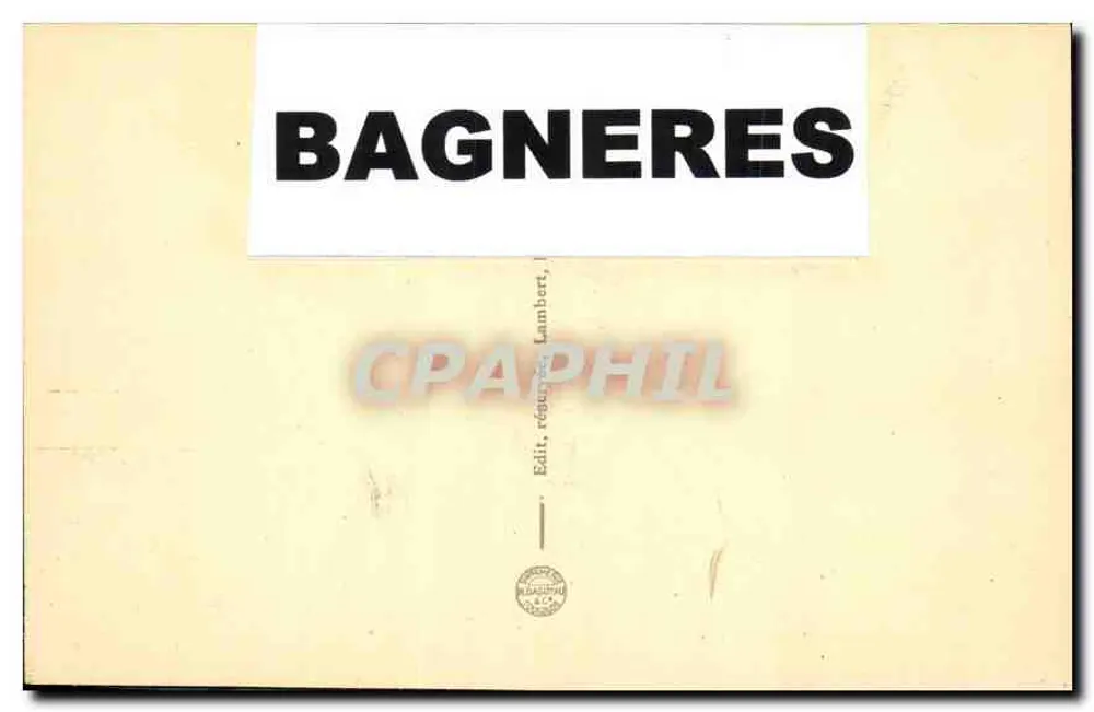 Carpentras — Städtisches Museum — Salle Barjavel - Rückseite