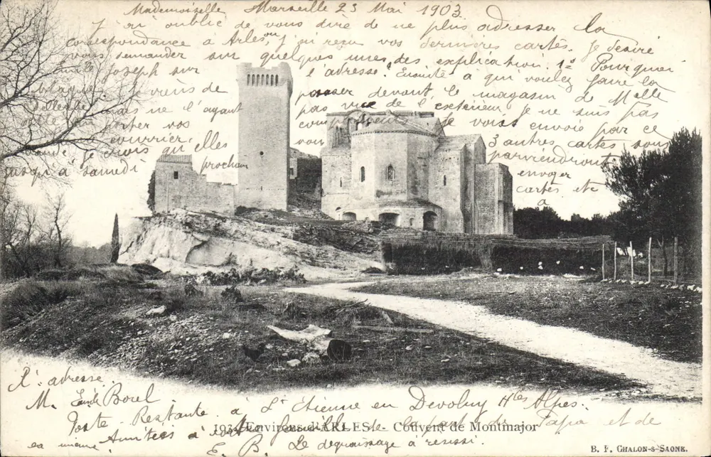 Convento de Montmajour — Arredores de Arles — B. F. Chalon-saône - Frente