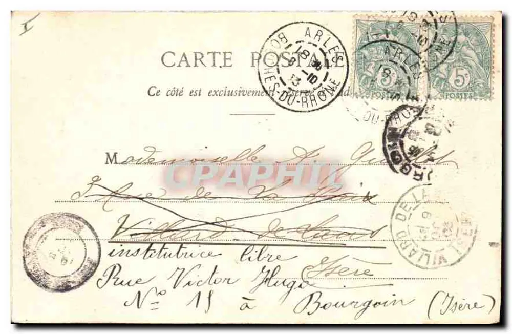 Arles — Castelo de Montmajour — Edição Gilletta, Nice, n°2772 - Verso