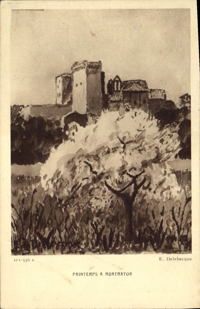 Primavera em Montmayor — E. Delebecque, n° 101-336 A - Frente