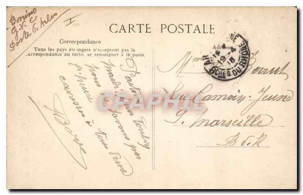 Montmajor — Ruínas da Abadia — Editor E.P.D. n°2339 - Verso