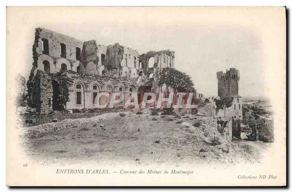 Entorno de Arles — Mosteiro de Montmajor — Coleções ND Phot - Frente