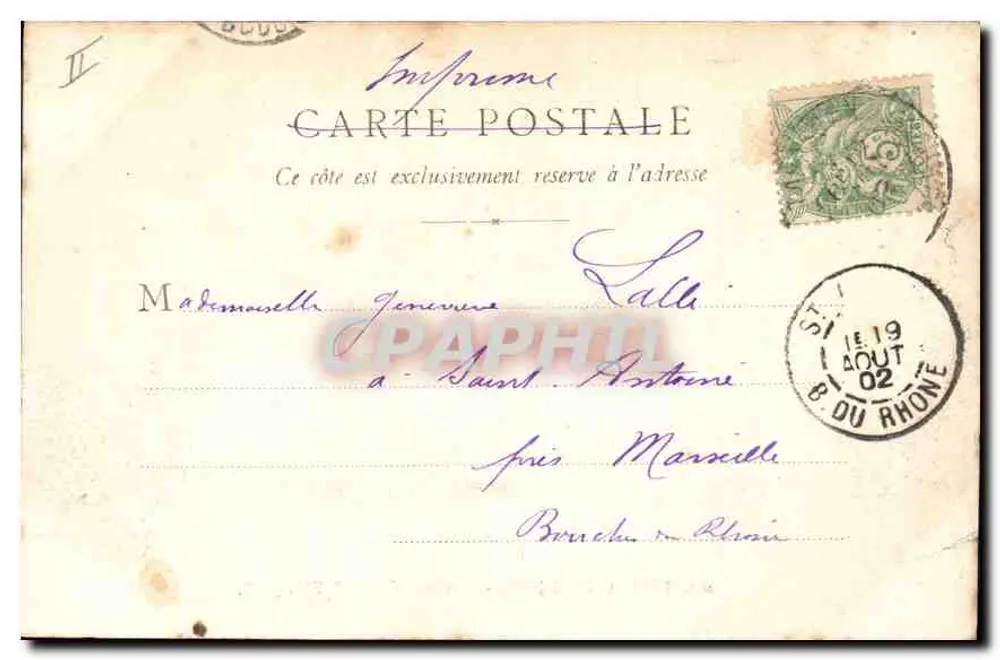Em torno de ARLES - Convento de MONTMAJOR — B F CHALON-S-SAONE n°102 - Verso