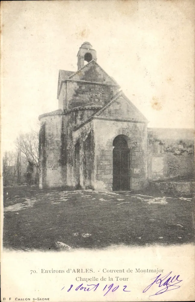 Kapelle der Turm - Kloster Montmajor — Umgebung von Arles — B F Chalon-sur-Saône, n°70 - Vorderseite