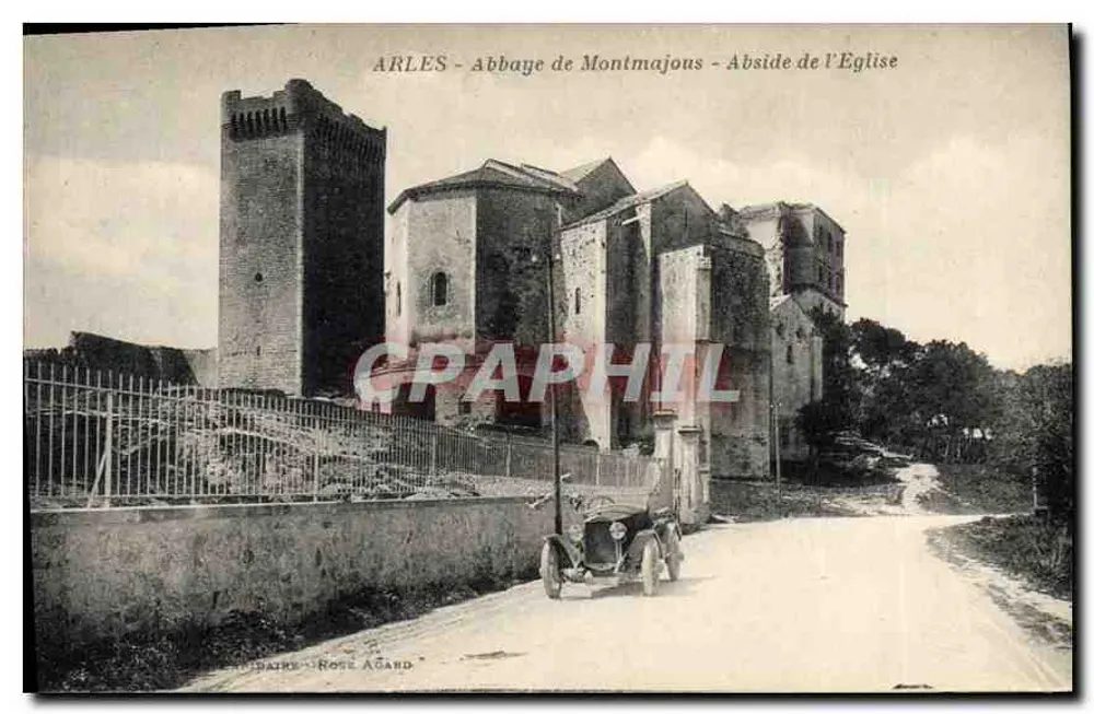 Arles - Abtei Montmajous - Apsis der Kirche — Verlag: Rose Agard - Vorderseite