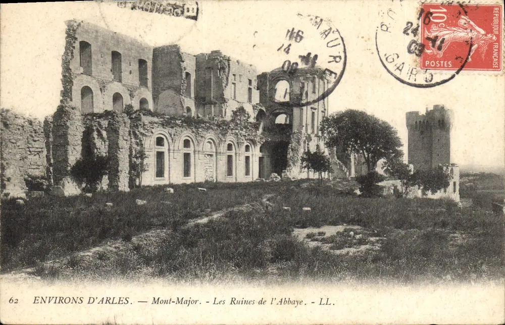 Umgebung von Arles — Mont-Major — Ruinen der Abtei — LL. - Vorderseite