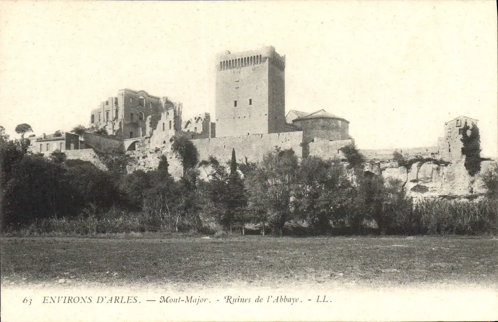 Um Arles — Mont-Major — Ruinen der Abtei — LL. - Vorderseite