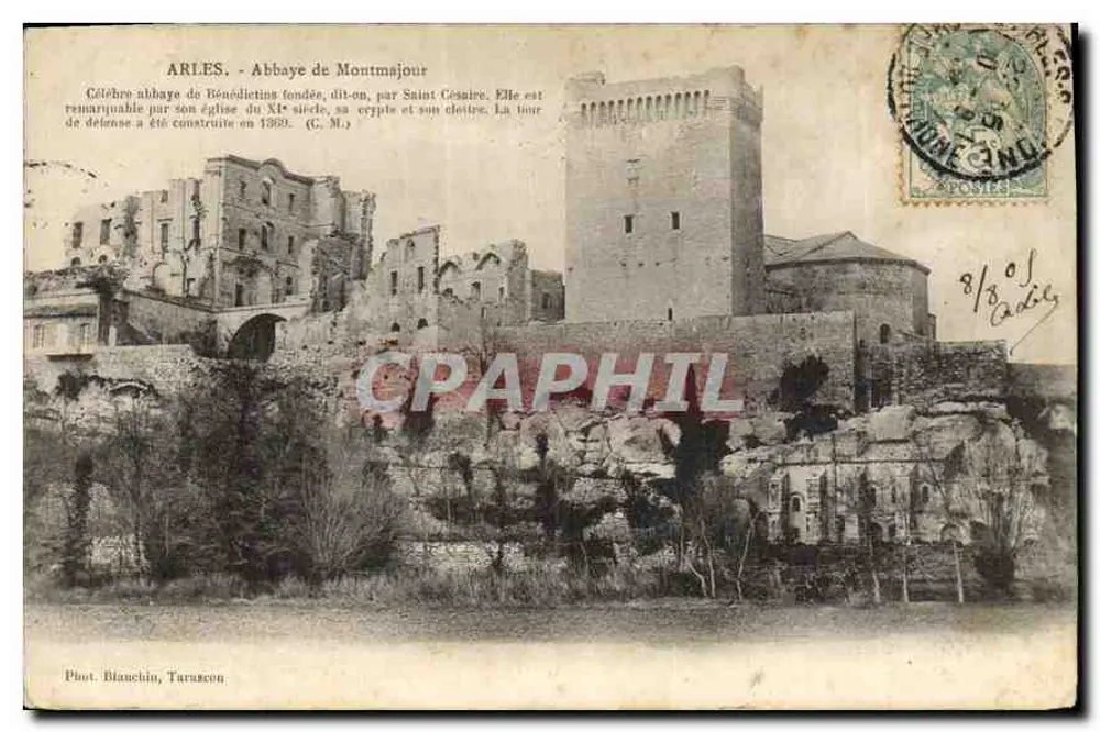 Arles - Abadia de Montmajour — editor Fot. Blancbin, Tarascon - Frente