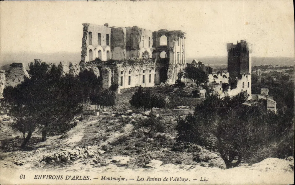 Montmajour — Ruinen der Abtei — LL - Vorderseite
