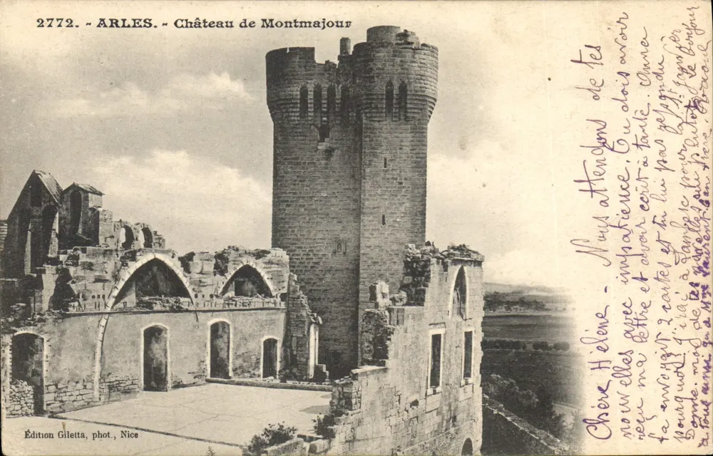 Arles - Kasteel van Montmajour — Uitgave Giletta, Nizza, n° 2772 - Voorkant