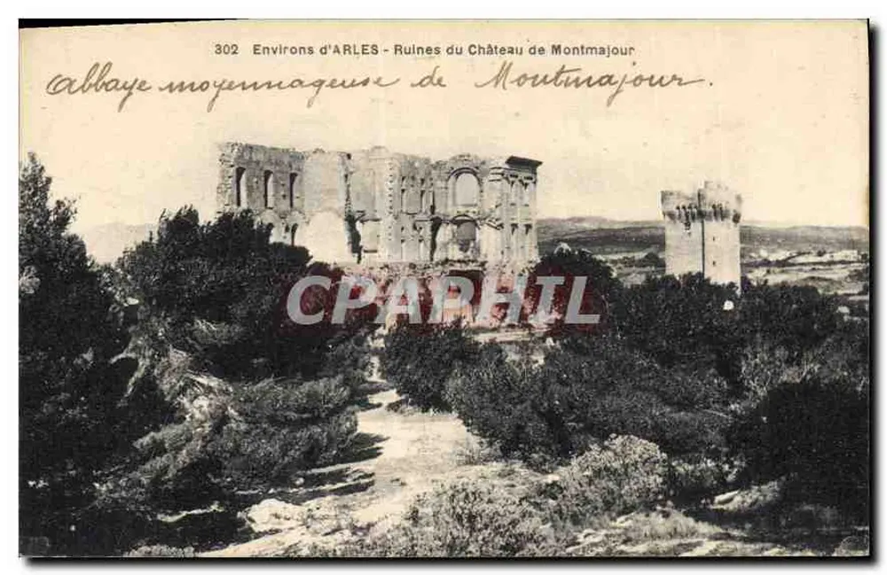 Ruinen des Schlosses Montmajour — Umgebung von Arles — n° 302 - Vorderseite