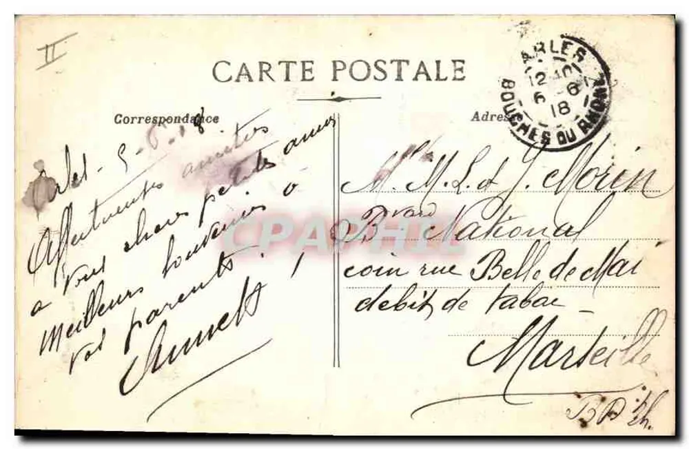 Montmajour - Mosteiro dos Monges — perto de Arles - Verso