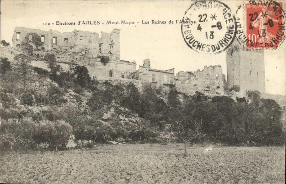 Ruinen der Abtei - Mont-Major - Umgebung von Arles — unbekannter Verlag, Nr. 113 - Vorderseite